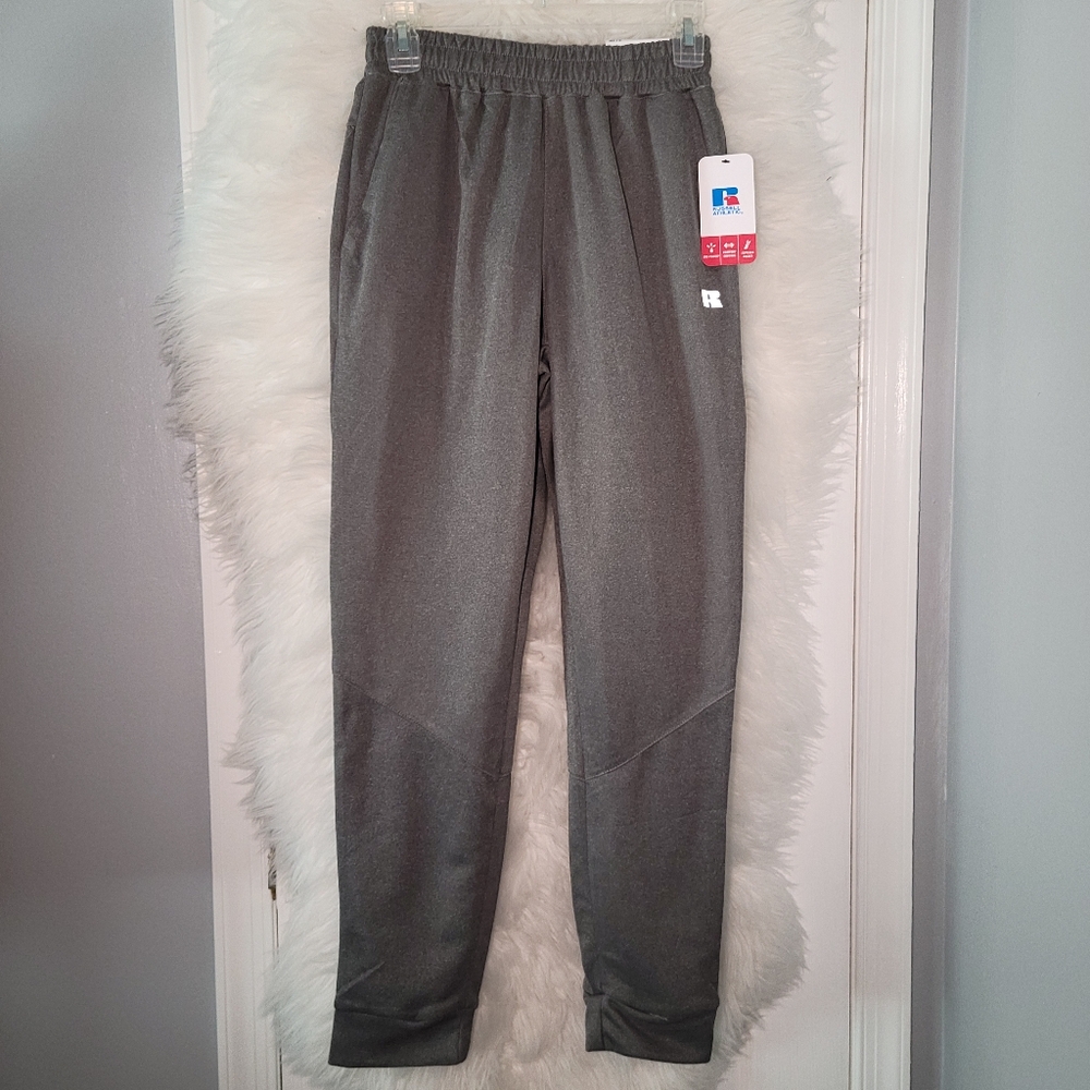 Russell Athletic Gray Sweatpants Relaxed Fit Young Mens Sz SM